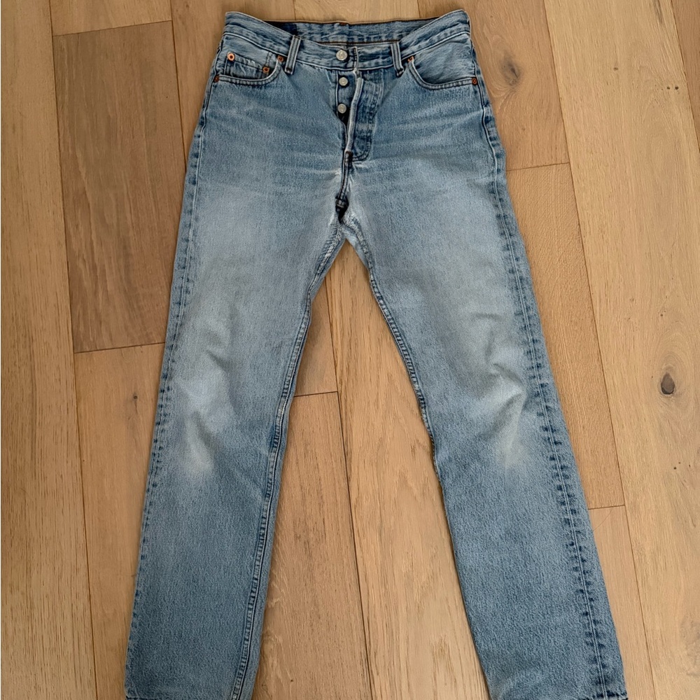 Vintage Levi's 501 Light Blue Jeans